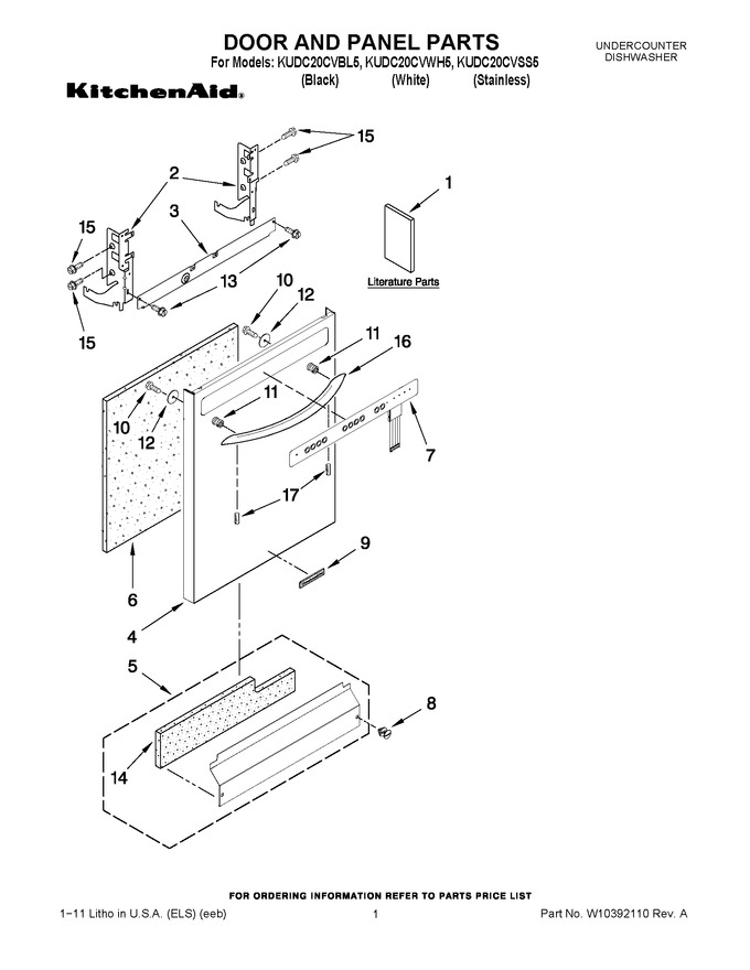 Diagram for KUDC20CVWH5