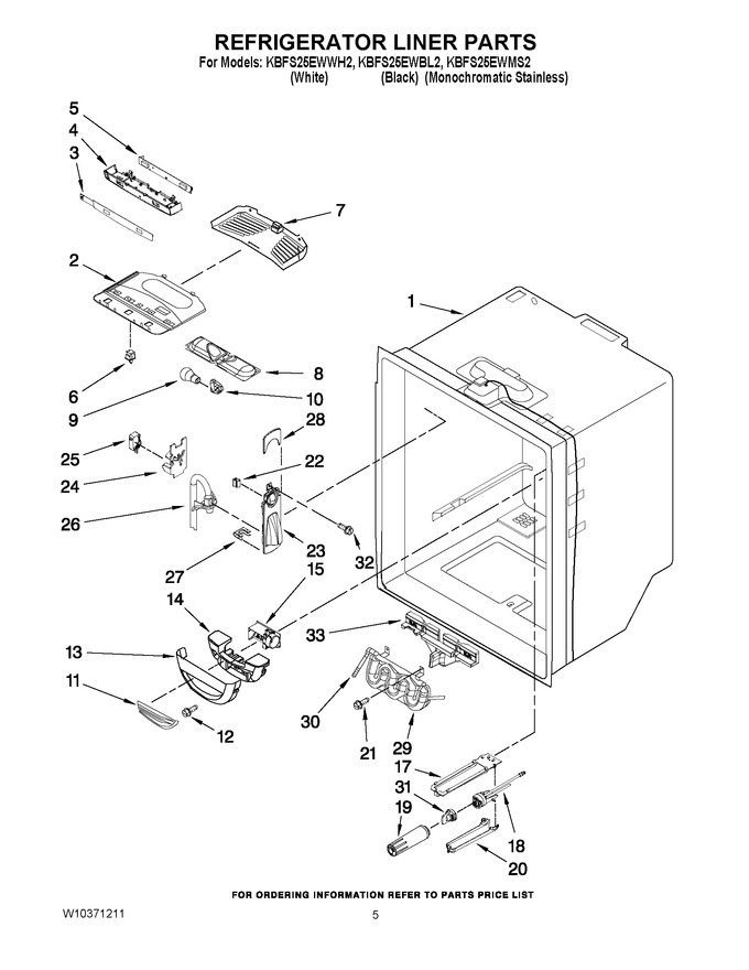 Diagram for KBFS25EWBL2