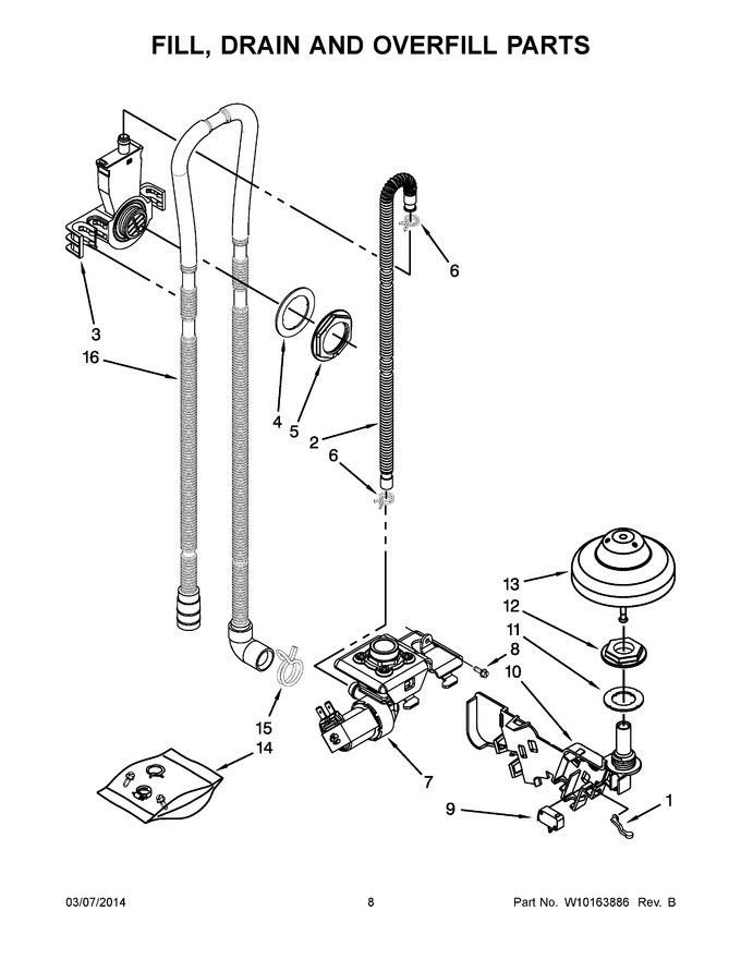 Diagram for KUDW03CTBL1