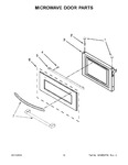 Diagram for 08 - Microwave Door Parts