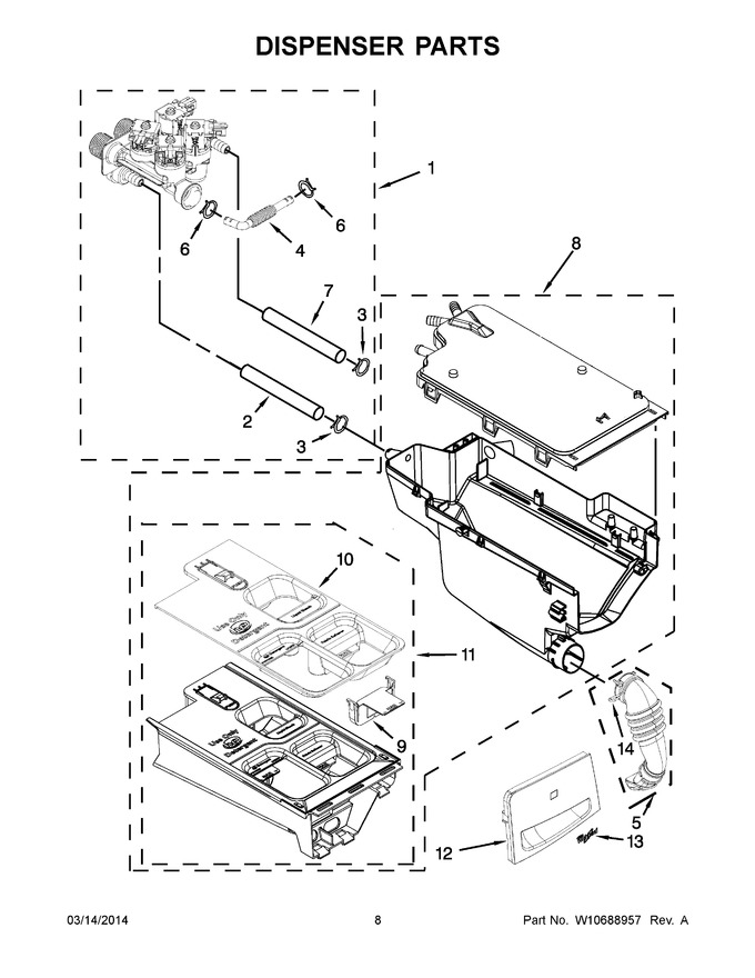Diagram for WFW8740DC0