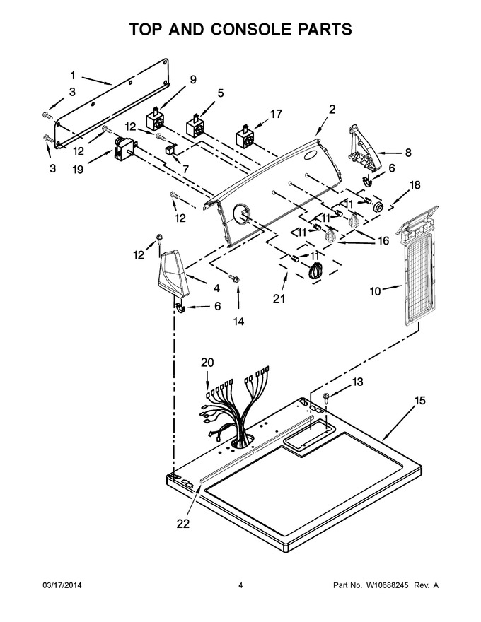 Diagram for 4GWED4900YQ3
