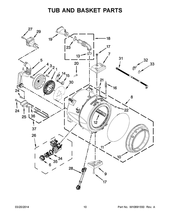 Diagram for WFW95HEDW0