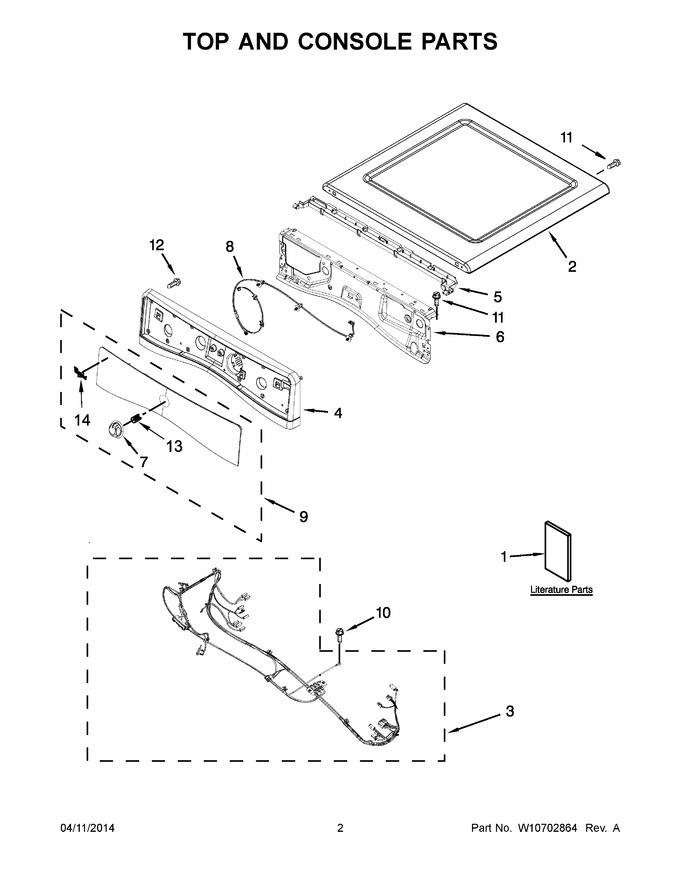 Diagram for YWED81HEDW0