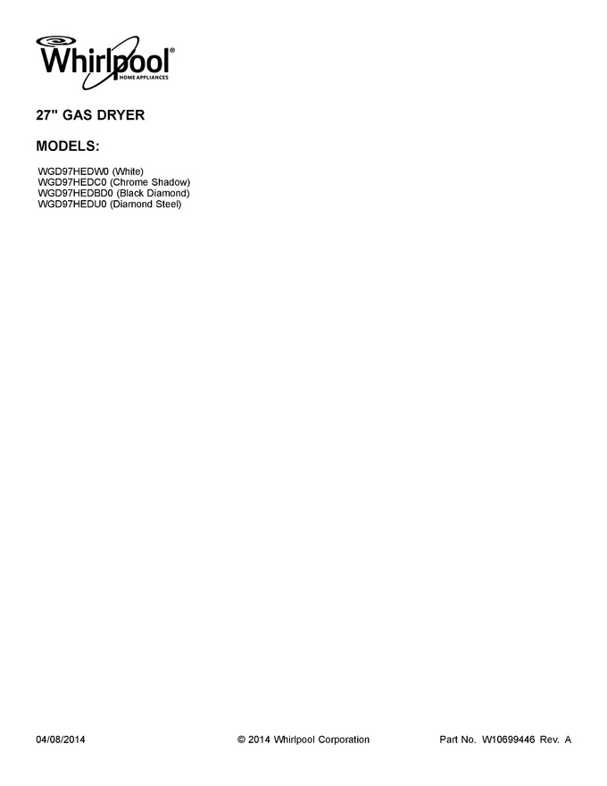 Diagram for WGD97HEDU0