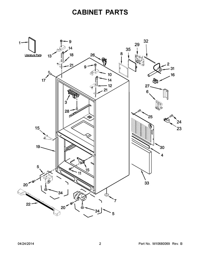 Diagram for WRF540CWBB00