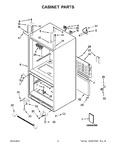 Diagram for 02 - Cabinet Parts