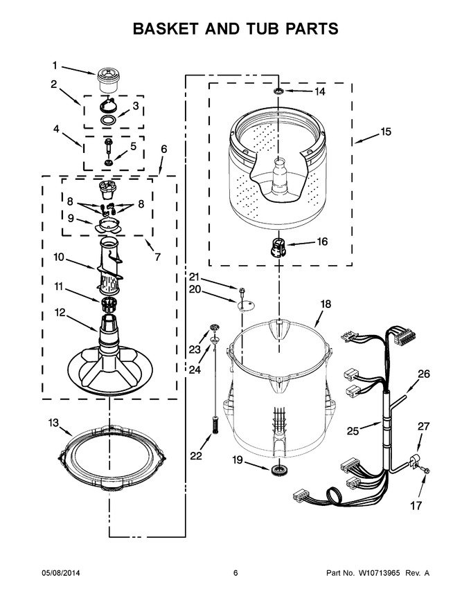Diagram for 7MWTW1604DM0