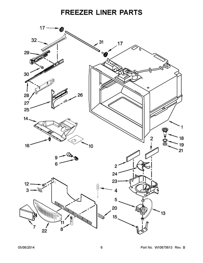 Diagram for KBFS25ECWH00