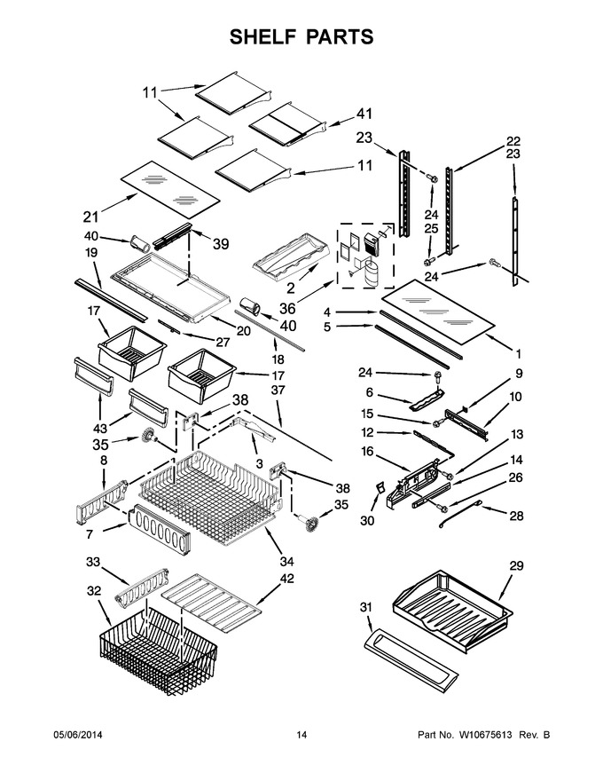 Diagram for KBFS25ECWH00