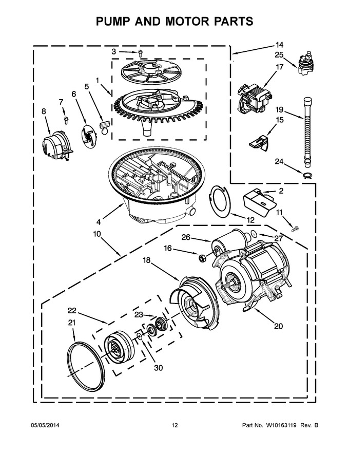 Diagram for KUDW03CTBL2