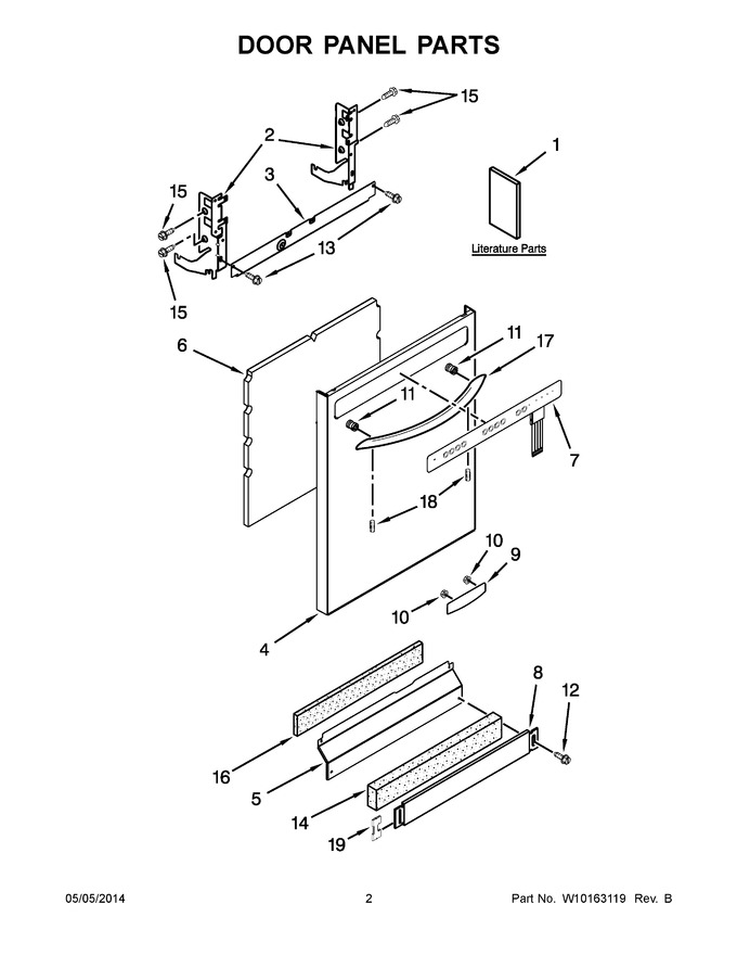 Diagram for KUDW03CTBL2