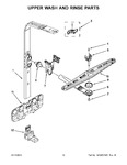 Diagram for 08 - Upper Wash And Rinse Parts