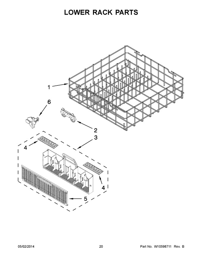 Diagram for WDT710PAYH4