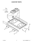 Diagram for 02 - Cooktop Parts