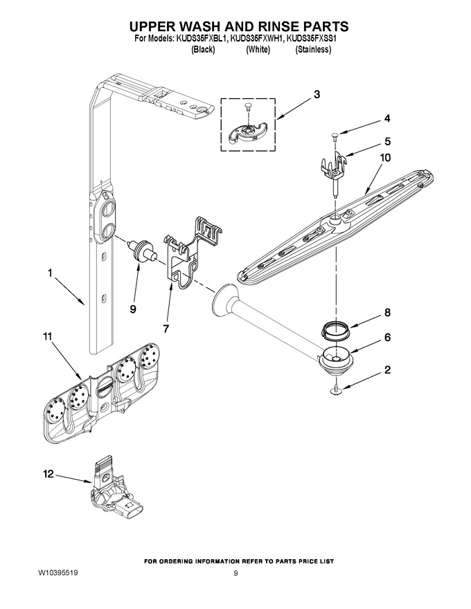 Diagram for KUDS35FXWH1