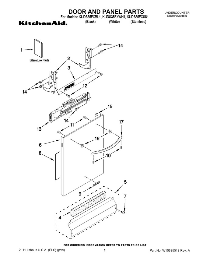 Diagram for KUDS35FXSS1