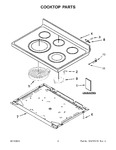 Diagram for 02 - Cooktop Parts