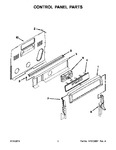 Diagram for 04 - Control Panel Parts