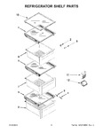 Diagram for 04 - Refrigerator Shelf Parts