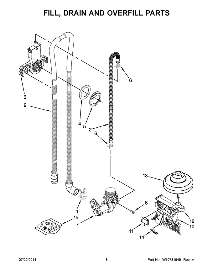 Diagram for WDF540PADW0