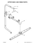 Diagram for 08 - Upper Wash And Rinse Parts