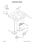 Diagram for 02 - Cooktop Parts