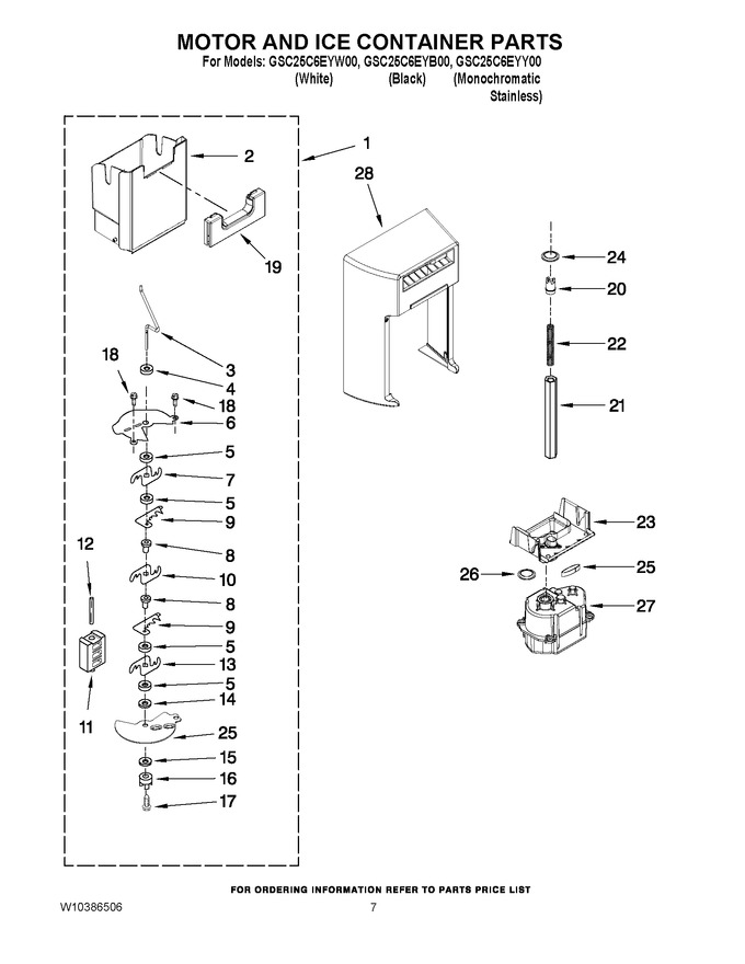 Diagram for GSC25C6EYY00