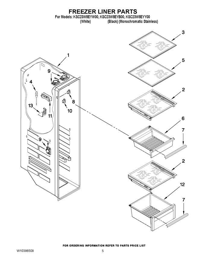Diagram for KSC23W8EYW00
