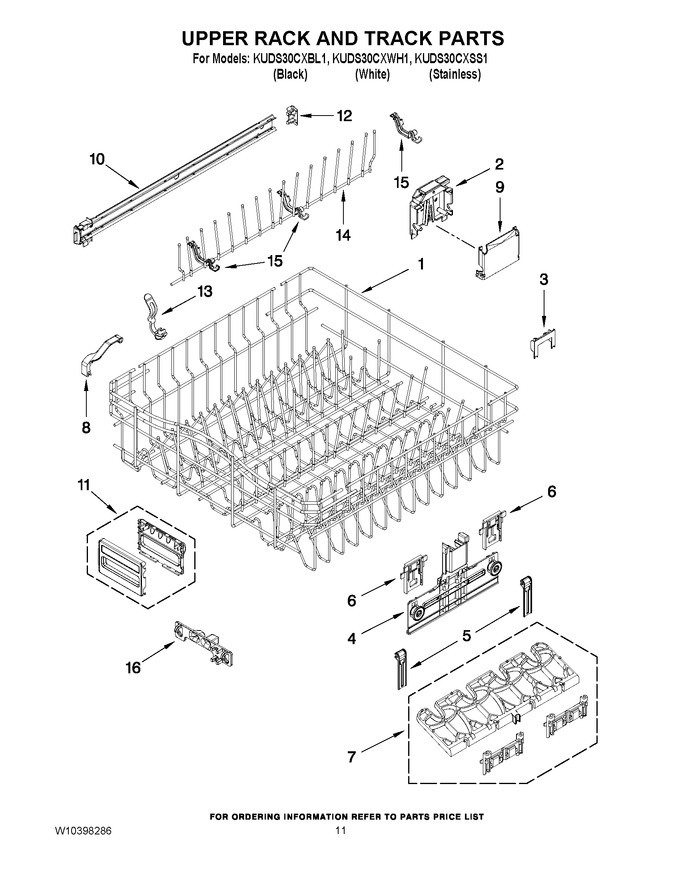 Diagram for KUDS30CXWH1