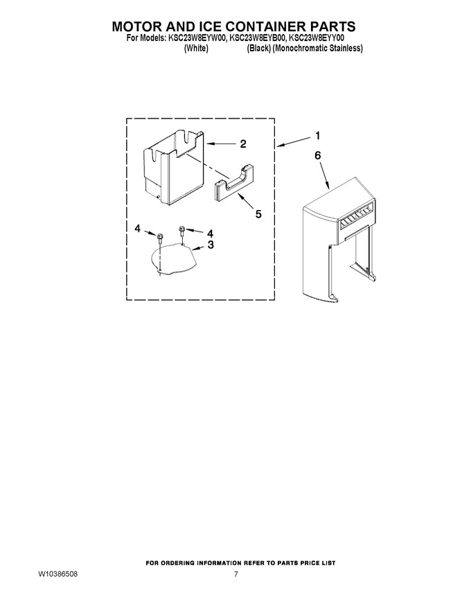 Diagram for KSC23W8EYW00