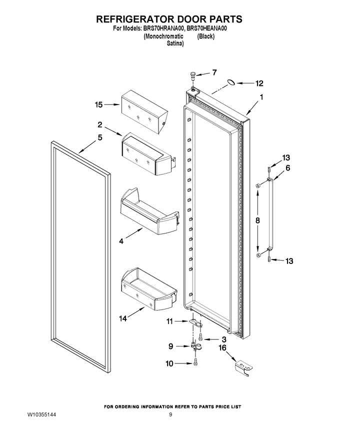 Diagram for BRS70HRANA00