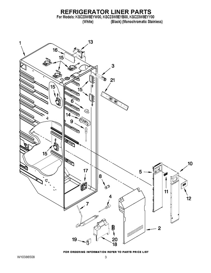 Diagram for KSC23W8EYW00