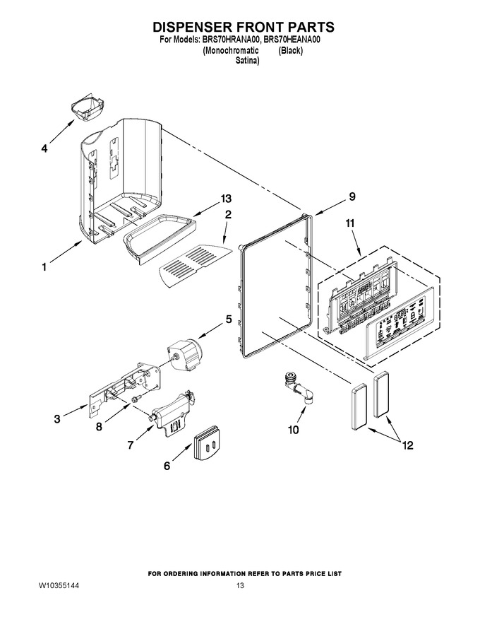 Diagram for BRS70HRANA00