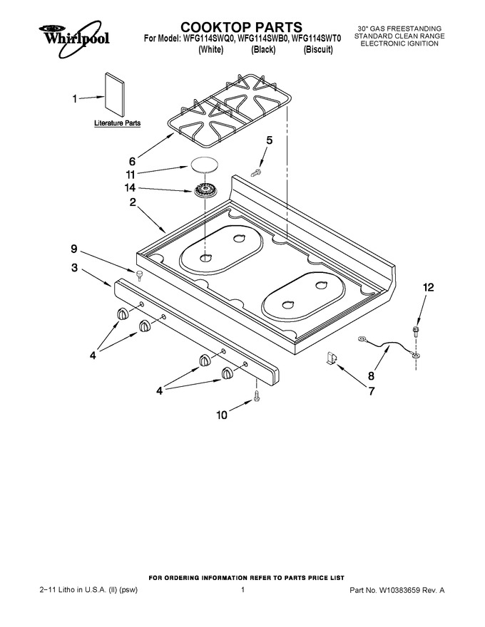 Diagram for WFG114SWB0