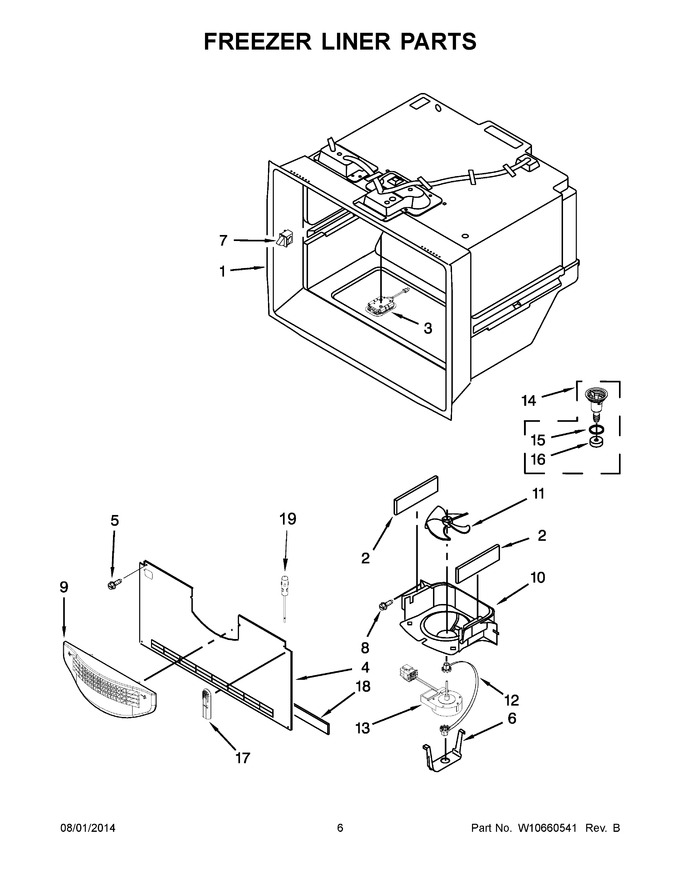 Diagram for WRF989SDAF03