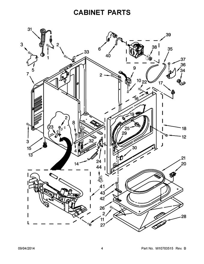 Diagram for WGD4850BW1