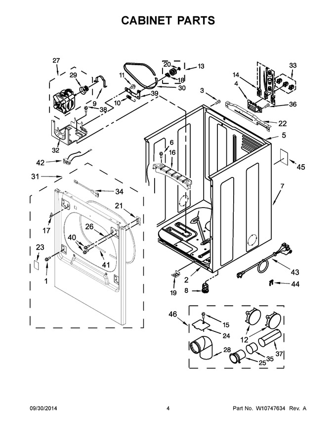 Diagram for YWED8000DW0