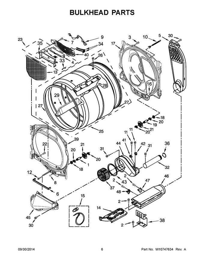 Diagram for YWED8000DW0