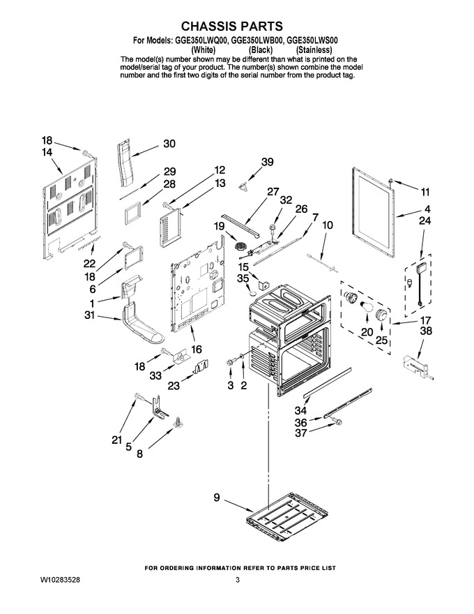 Diagram for GGE350LWS00