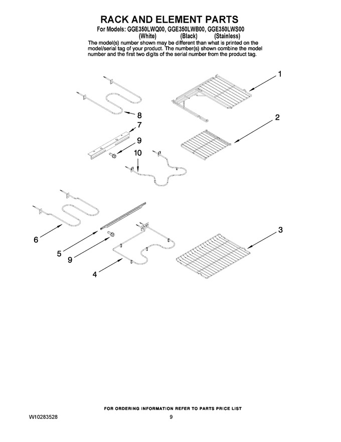Diagram for GGE350LWS00