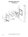 Diagram for 08 - Dispenser Front Parts