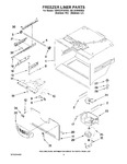 Diagram for 02 - Freezer Liner Parts