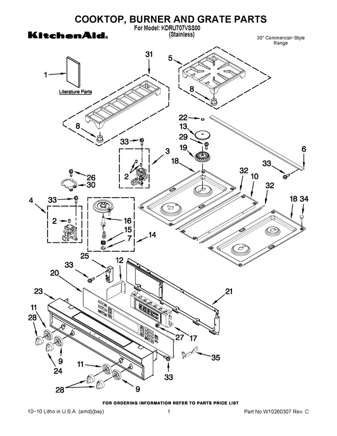 Diagram for KDRU707VSS00