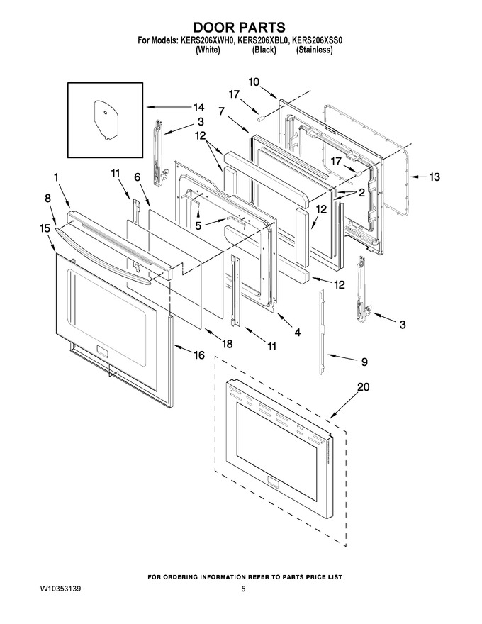 Diagram for KERS206XWH0