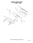 Diagram for 02 - Control Panel Parts