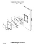 Diagram for 08 - Dispenser Front Parts