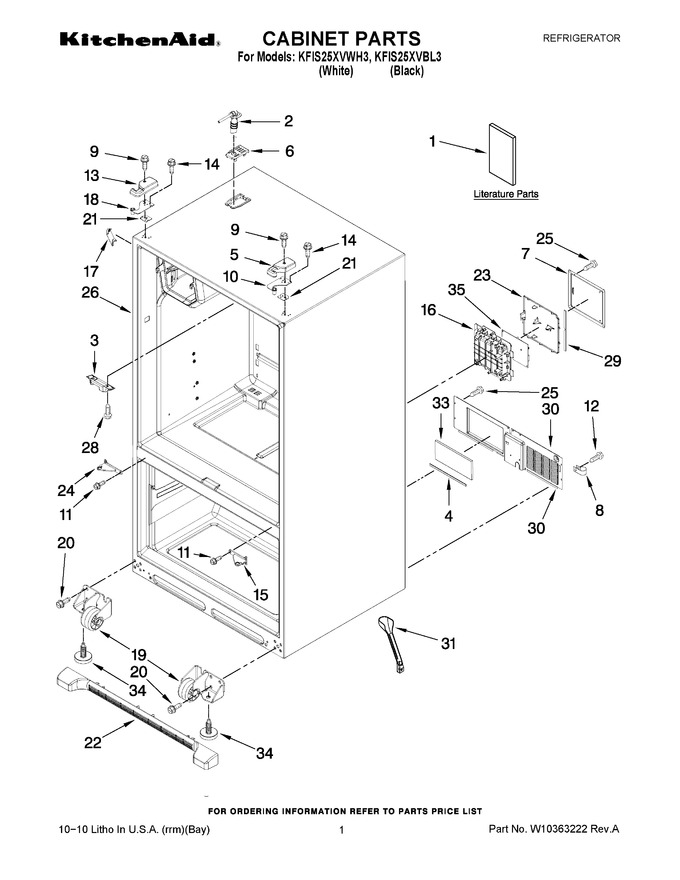 Diagram for KFIS25XVWH3