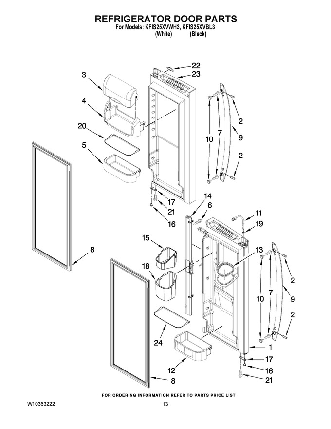 Diagram for KFIS25XVWH3