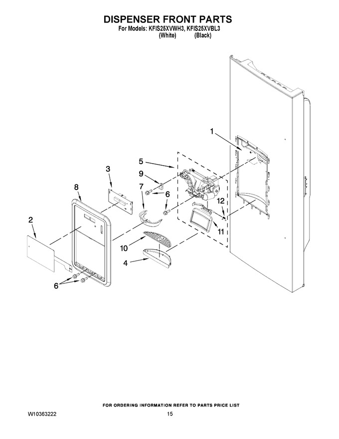 Diagram for KFIS25XVWH3